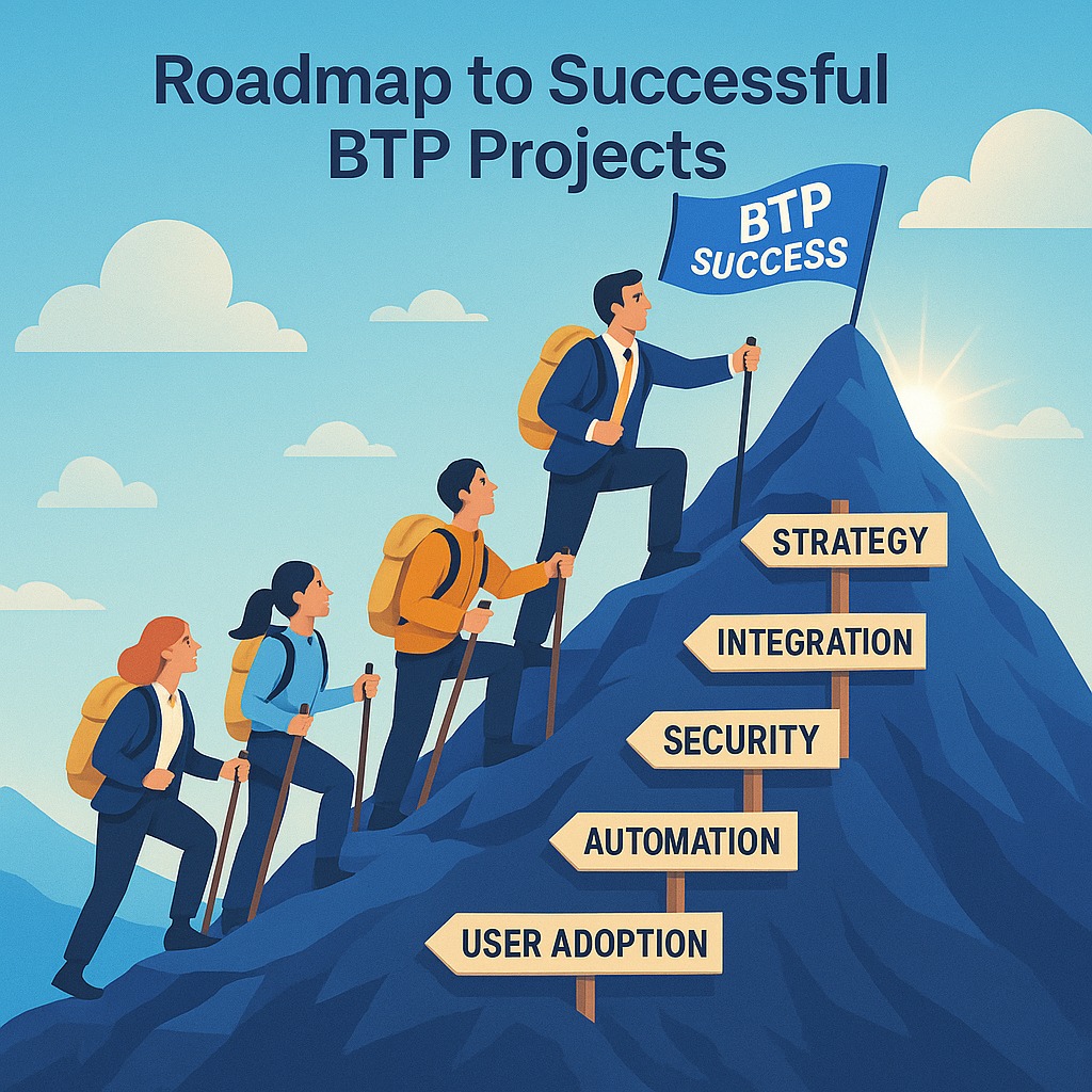 Roadmap for successful SAP BTP projects